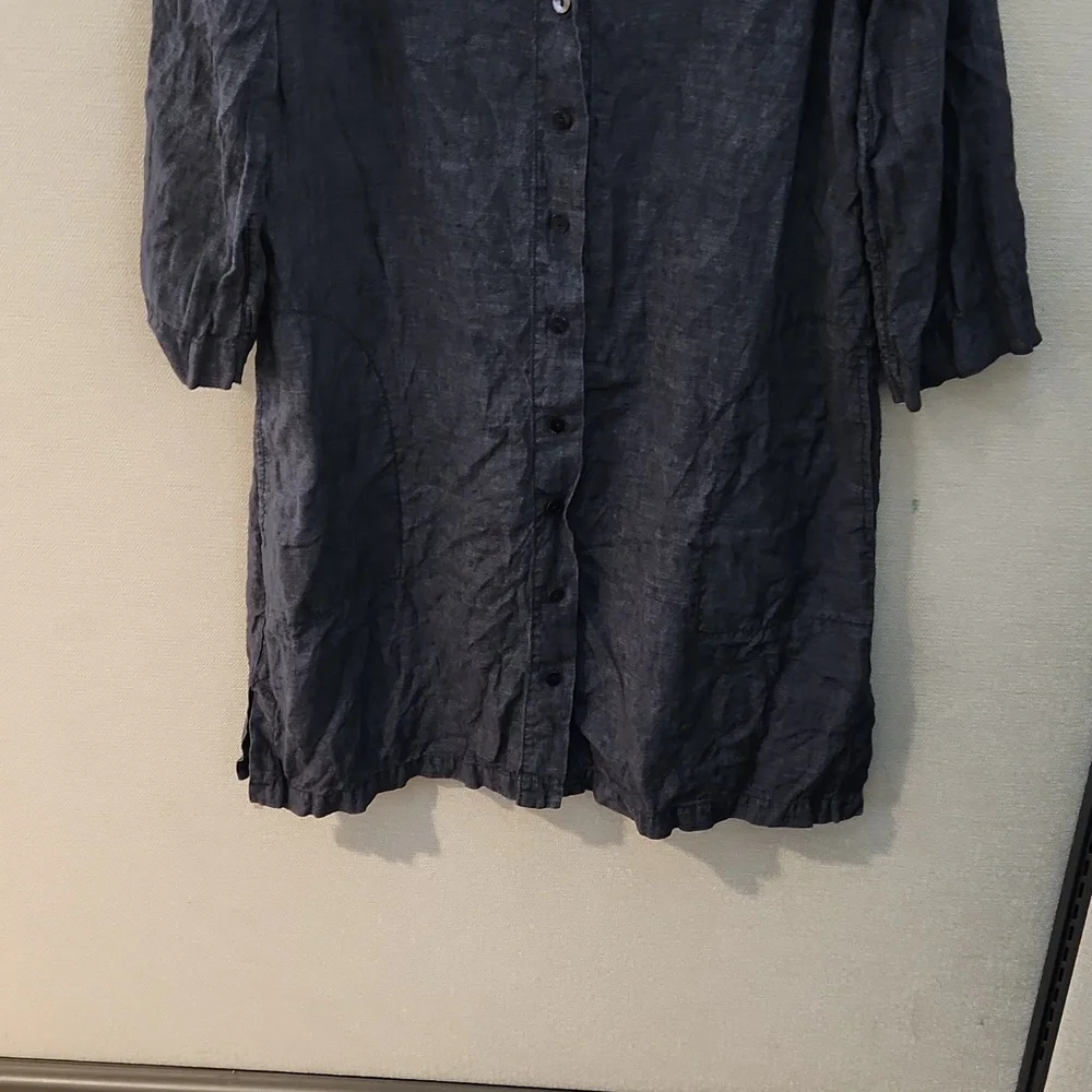 Eileen Fisher Linen Dress Size XXS - Picture 4 of 14